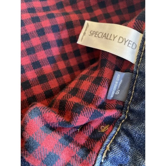 Eddie Bauer Flannel Lined Jeans Womens Sz 10 Boyfriend Fit Denim - Picture 7 of 8